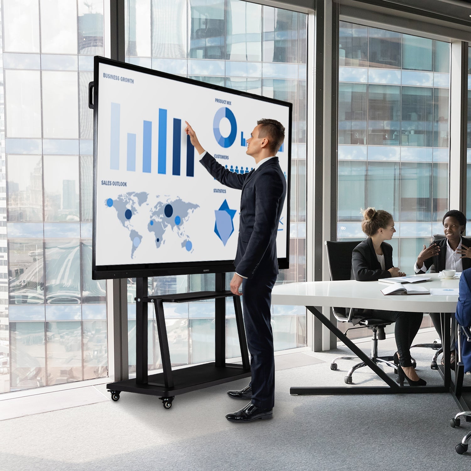 Boost your meetings with interactive touch screen kiosks!