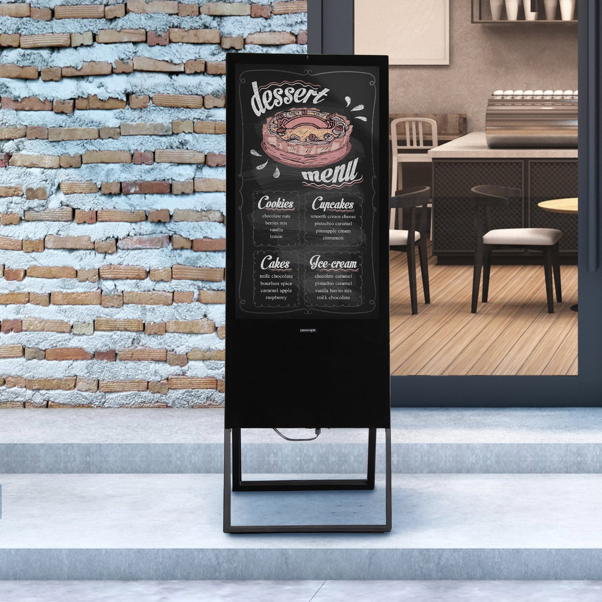 A Design Digital Posterboard 4K LED Kiosk Display A design digital posterboard 4k led kiosk display