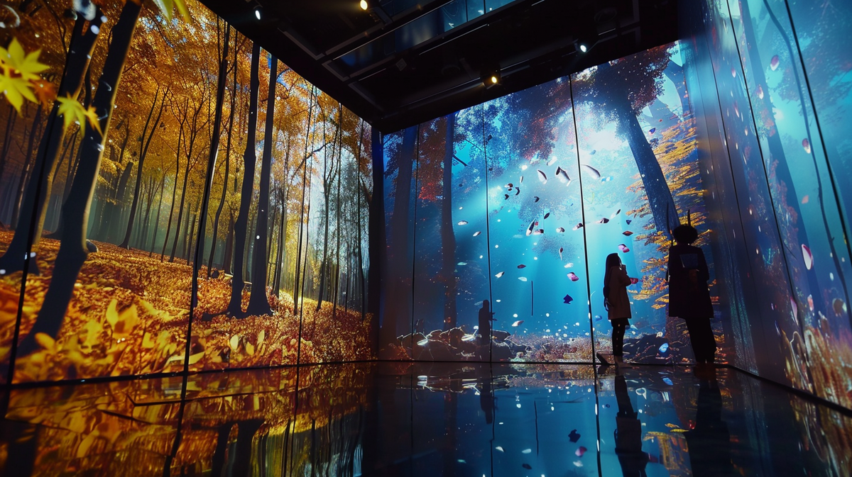 Immersive brand Experience Video Wall – LED Kiosk Display